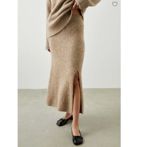 Rails Diana Alpaca Blend Sweater Skirt in Oatmeal - Medium - Picture 1 of 13